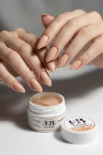 30ml 3D Nail Art Hamur Jel Light Nude Protez Tırnak Jeli Non-Stick Hamur Jel - Görsel 6