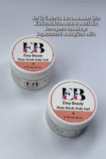 30ml 3D Nail Art Hamur Jel Peach Protez Tırnak Jeli Non-Stick Hamur Jel - Görsel 5