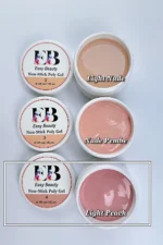 30ml 3D Nail Art Hamur Jel Peach Protez Tırnak Jeli Non-Stick Hamur Jel - Görsel 6