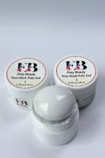 30ml 3D Nail Art Hamur Jel Rakı Beyazı Protez Tırnak Jeli Non-Stick Hamur Jel - Görsel 3