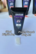30ml Beyaz Protez Tırnak Jeli Poly Jel Evde Kolay Protez Tırnak Yap! Polygel Polijel Poly Gel - Görsel 7