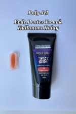 30ml Dark Nude Protez Tırnak Jeli Poly Jel Evde Kolay Protez Tırnak Yap! Polygel Polijel Poly Gel - Görsel 3