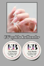 30ml Hamur Jel Büyük Boy Takma Tırnak Yapıştırıcı UV Jel - Görsel 3
