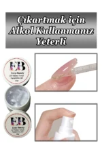 30ml Hamur Jel Büyük Boy Takma Tırnak Yapıştırıcı UV Jel - Görsel 5