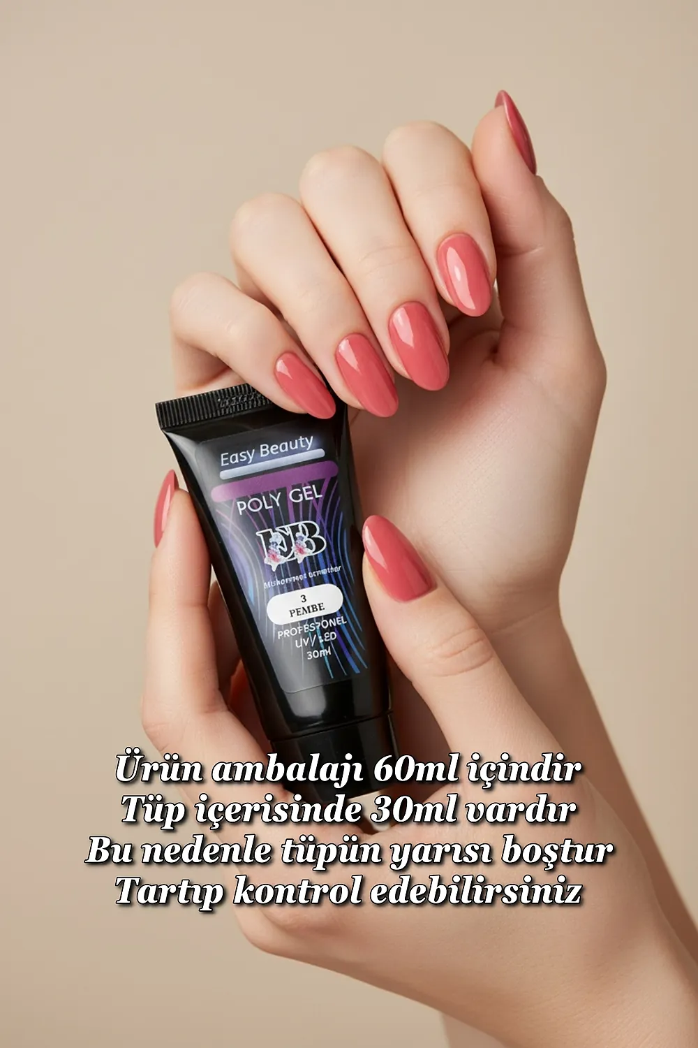 30ml-pembe-protez-tirnak-jeli-poly-jel-evde-kolay-protez-tirnak-yap!-polygel-polijel-poly-gel-1 30ml Pembe Protez Tırnak Jeli Poly Jel Evde Kolay Protez Tırnak Yap! Polygel Polijel Poly Gel - Görsel 1