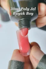 30ml Pembe Protez Tırnak Jeli Poly Jel Evde Kolay Protez Tırnak Yap! Polygel Polijel Poly Gel - Görsel 4