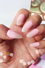 24 Adet Badem Takma Tırnak Seti Orta Uzunlukta DY195 - Görsel 3