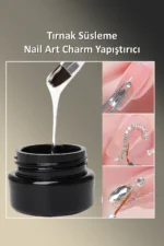 3D Nail Art Jeli ve Charm Yapıştırıcı Jel Tırnak Süsleme Çarm Yapıştırıcısı - Görsel 2