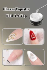 3D Nail Art Jeli ve Charm Yapıştırıcı Jel Tırnak Süsleme Çarm Yapıştırıcısı - Görsel 7