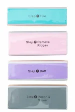 4 Yüzlü Tırnak Buffer Tırnak Parlatma Bloğu Zımpara Buffer - Görsel 2