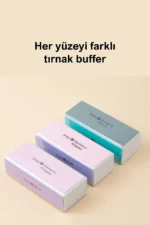 4 Yüzlü Tırnak Buffer Tırnak Parlatma Bloğu Zımpara Buffer - Görsel 3