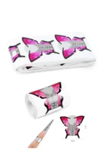 50 Adet Kelebek Protez Tırnak Uzatma Şablon Jel Alt Form Şablonu - Görsel 4