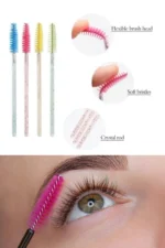 50 Adet Profesyonel Kirpik Fırçası Paketi Kaş Kirpik Tarama Fırçası - Görsel 5