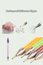 Nail Art - Profesyonel Tırnak Süsleme Taş Tutucu Mum Kalemi Çift Taraflı - Görsel 4