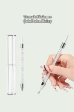 Nail Art - Profesyonel Tırnak Süsleme Taş Tutucu Mum Kalemi Çift Taraflı - Görsel 5