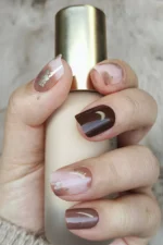 Kısa Takma Tırnak Seti Desenli 24'lü Takma Tırnak R617 - Görsel 2