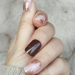 Kısa Takma Tırnak Seti Desenli 24'lü Takma Tırnak R617