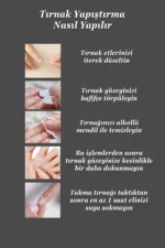 24 Adet Badem Takma Tırnak Seti Orta Uzunlukta DY195 - Görsel 6