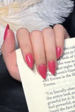 Kısa Badem 24 Adet Takma Tırnak Seti W1605 - Görsel 2