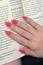 Kısa Badem 24 Adet Takma Tırnak Seti W1605 - Görsel 7