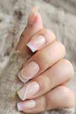 French Takma Tırnak Seti 24'lü Desenli Takma Tırnak Orta Uzunlukta W318 - Görsel 3