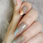 Badem Takma Tırnak Seti 24'lü Orta Uzun Çok Renkli W489