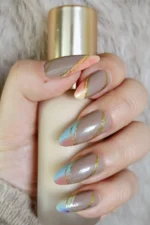 Badem Takma Tırnak Seti 24'lü Orta Uzun Çok Renkli W489 - Görsel 4