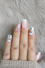 Kısa French Takma Tırnak Seti 24'lü Küt Tırnak W808 - Görsel 4