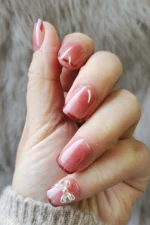 Kısa Kırmızı French Takma Tırnak Seti 24 Adet Z170 - Görsel 4