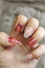 Balerin Takma Tırnak Seti 24'lü Desenli Takma Tırnak Z277 - Görsel 5