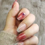 Balerin Takma Tırnak Seti 24'lü Desenli Takma Tırnak Z277