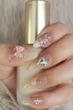 Badem Takma Tırnak Seti 24'lü Takma Tırnak Z281 - Görsel 3