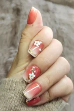 Kısa Kırmızı Takma Tırnak Seti 24'lü. Takma Tırnak Aksesuarları Hediye Z353 - Görsel 2