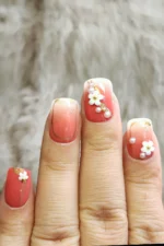 Kısa Kırmızı Takma Tırnak Seti 24'lü. Takma Tırnak Aksesuarları Hediye Z353 - Görsel 6