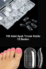 Ayak Protez Tırnak Kalıbı Ayak Tırnağı Kalıp Üst From 150 Adet 15 Farklı Boy