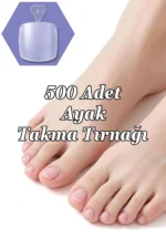 Ayak Takma Tırnağı 500 Adet Önceden Törpülenmiş Yeni Nesil Esnek ve Dayanıklı-EB500