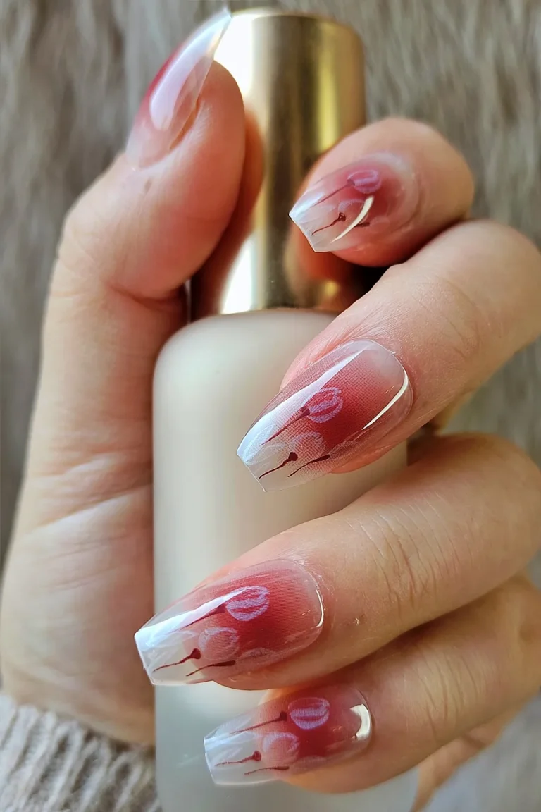 balerin-takma-tirnak-seti-desenli.-orta-uzunlukta-şeffaf-takma-tirnak-lale-desenli-r424