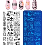 Baskı Plakası - Nail Art French Stamper, Desen Baskı Paleti. Stampa Plakası BC 12