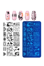 Baskı Plakası - Nail Art French Stamper, Desen Baskı Paleti. Stampa Plakası BC 12