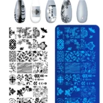 Baskı Plakası - Nail Art French Stamper, Desen Baskı Paleti. Stampa Plakası BC 13
