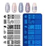Baskı Plakası - Nail Art French Stamper, Desen Baskı Paleti. Stampa Plakası BC 4