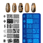 Baskı Plakası - Nail Art French Stamper, Desen Baskı Paleti. Stampa Plakası BC 7