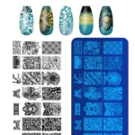 Baskı Plakası - Nail Art French Stamper, Desen Baskı Paleti. Stampa Plakası BC 9