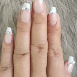 Beyaz French Takma Tırnak Seti 24'lü Yeni Model Kutulu Yapıştırıcı Ve Aksesuarları Hediye Z760