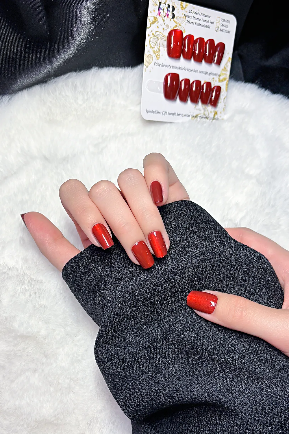 bordo-medium-beden-kedi-gozu-kisa-kut-10-adet-takma-tirnak-seti-t036-1 Bordo Kedi Gözü Kısa Küt 10 Adet Takma Tırnak Seti T036 - Görsel 1