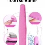 Buffer Törpü Yıkanabilir Kalıcı Oje İçin Protez Tırnak 100-180 5 Adet