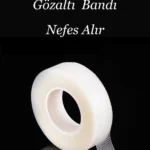 İpek Kirpik Lifting Bantı Medikal Göz Altı Koruyucu Şeffaf Silikon Bandı 1 Adet Rulo