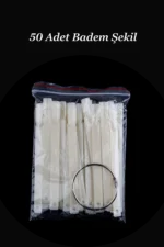 Kalıcı Oje Halka Tırnak Kartela Anahtar Kartela 50'li Kemik Rengi - Görsel 3