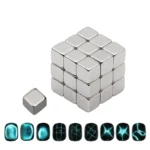 Kedi Gözü Küp Mıknatıs - Çok Kuvvetli Mıknatıs - Cat Eye Magnet - Kalıcı Oje - Kup 1