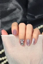 Kedi Gözü 10 Adet Takma Tırnak Seti T057 - Görsel 2